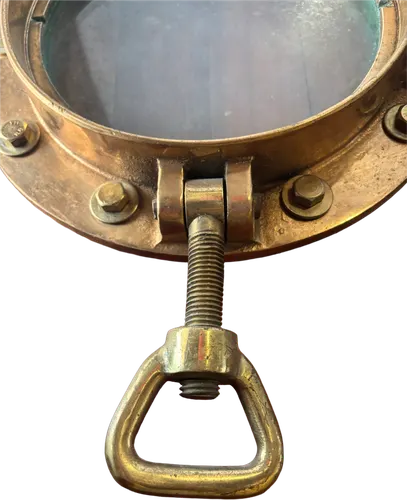 Portillo con tapa ciega, baúl marino antiguo · vista 6